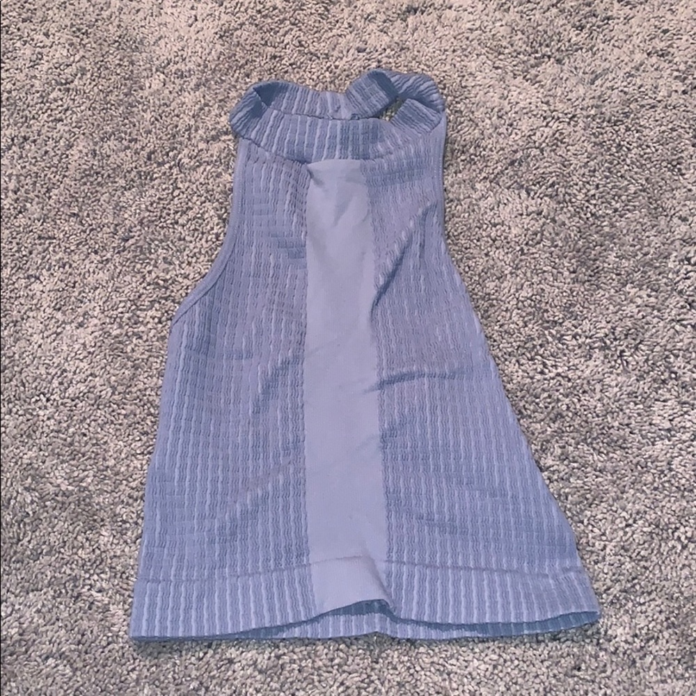 Free People blue tank top